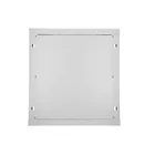 Extralink Szafka wisząca rack 12U 600x600 szara szklane drzwi