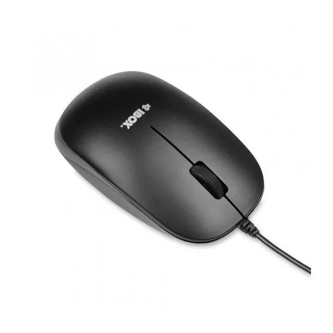 iBOX Zestaw klawiatura + mysz IBOX IKMS606 (USB 2.0; (US); czarna, optyczna; 800 DPI)