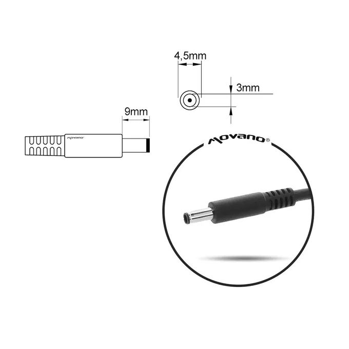 ładowarka/zasilacz 19.5v 3.34a (4.5x3.0 pin) - Dell
