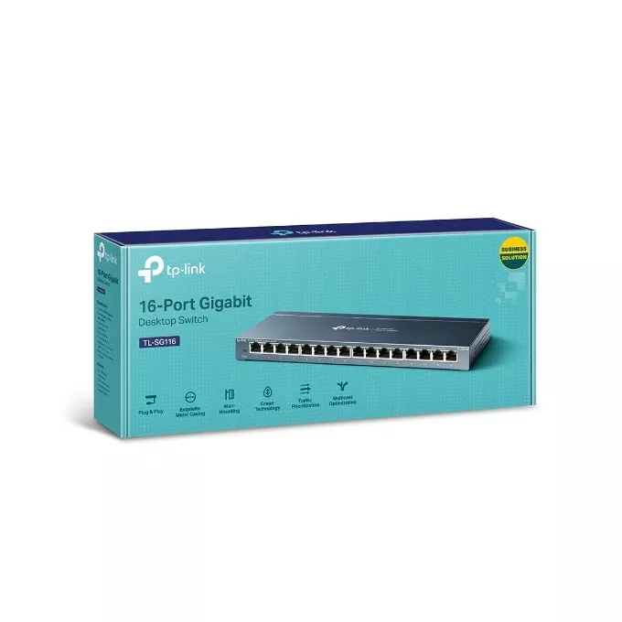 TP-LINK Przełącznik SG116 16x1GbE