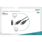 Digitus Kabel połączeniowy DisplayPort z zatrzaskami 1080p 60Hz FHD Typ DP/DP M/M czarny 2m