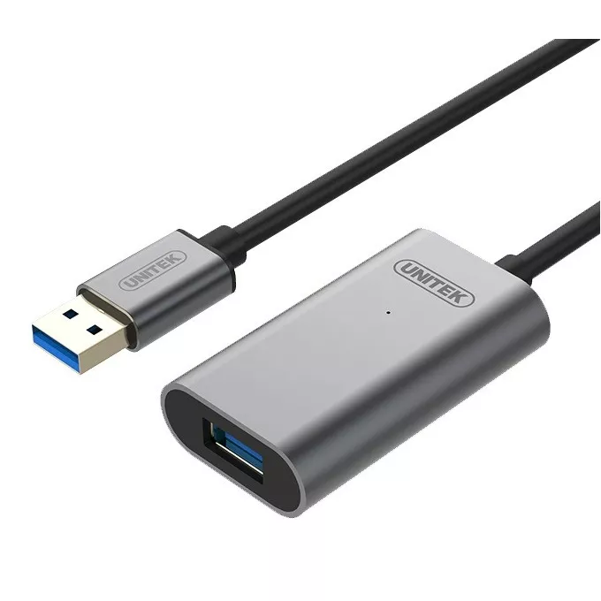 Unitek Przedłużacz Y-3005 USB 3.0 wzmacniacz sygnału 10m AM-AF