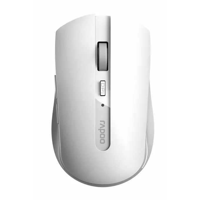 RAPOO Mysz optyczna bezprzewodowa 2.4GHz+BT 7200M biała