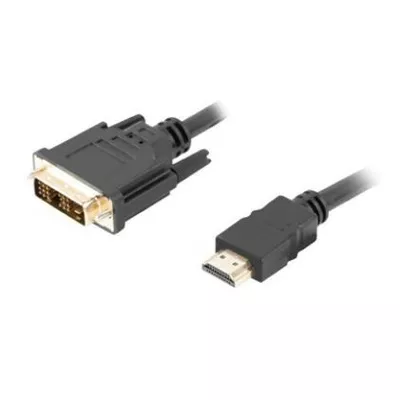 Lanberg Kabel HDMI(M)-DVI-D(M) CA-HDDV-10CC-0018-BK 1.8 M czarny