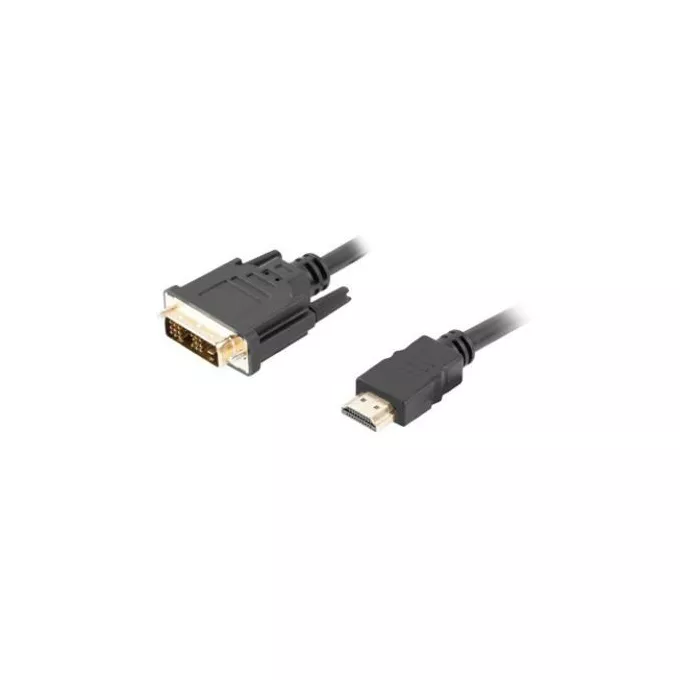 Lanberg Kabel HDMI(M)-DVI-D(M) CA-HDDV-10CC-0018-BK 1.8 M czarny