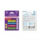 Esperanza Akumulatory AA 2000mAh 4szt. mix kolorów