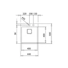 TEKA Zlewozmywak FORLINEA RS15 400.400