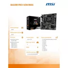 MSI Płyta główna B450M PRO-VDH MAX AM4 4DDR4 DVI/VGA/HDMI uATX