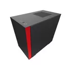 NZXT Obudowa H210 z oknem, Czarno-czerwona