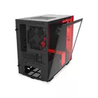 NZXT Obudowa H210 z oknem, Czarno-czerwona