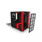 NZXT Obudowa H210 z oknem, Czarno-czerwona