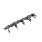 Lanberg Organizer kabli do szaf 19cali 1U Typ B czarny AK-1202-B