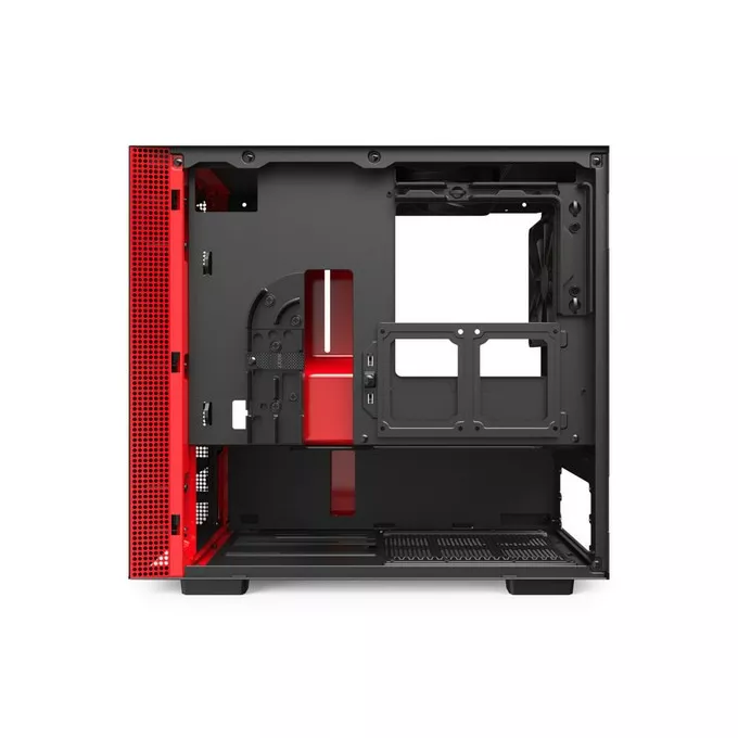 NZXT Obudowa H210 z oknem, Czarno-czerwona