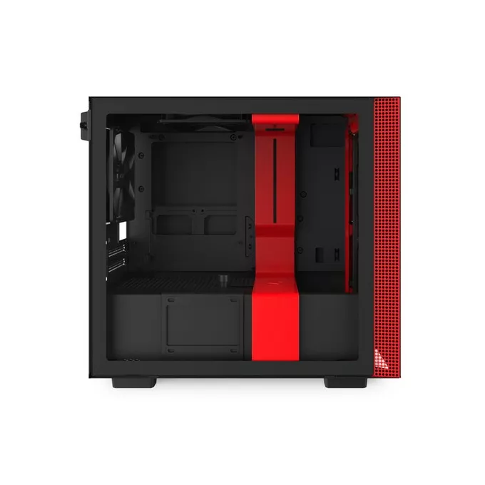 NZXT Obudowa H210 z oknem, Czarno-czerwona
