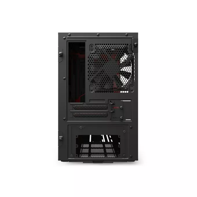 NZXT Obudowa H210 z oknem, Czarno-czerwona