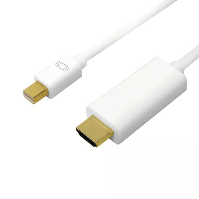 LogiLink Kabel mini DisplayPort do HDMI,4K, 3m Biały