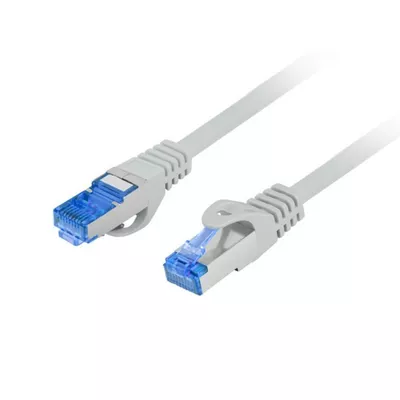 Lanberg Patchcord kat.6a S/FTP CCA 0.5m szary