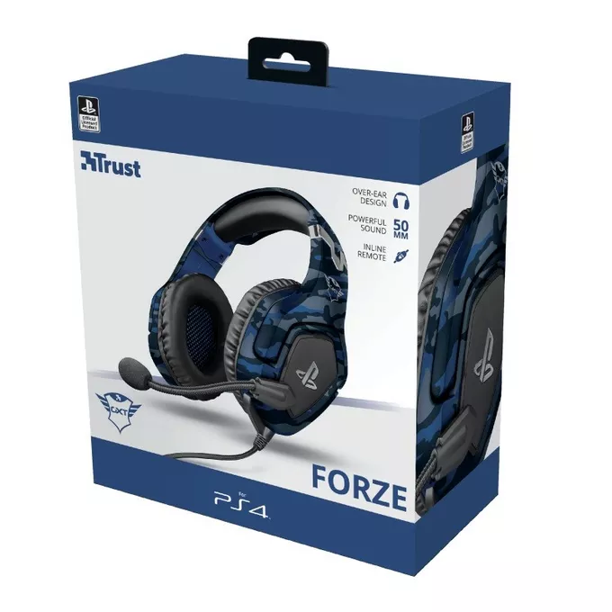 Trust Słuchawki gamingowe GXT 488 FORZE-B PS4
