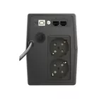 PowerWalker Zasilacz awaryjny UPS POWERWALKER LINE-INTERACTIVE 600VA SCL 2XSCHUKO 230V, RJ11/ 45 IN/OUT, USB, LCD