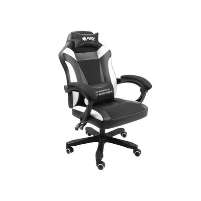 Fury Fotel dla graczy Avenger M+ Czarno-biały