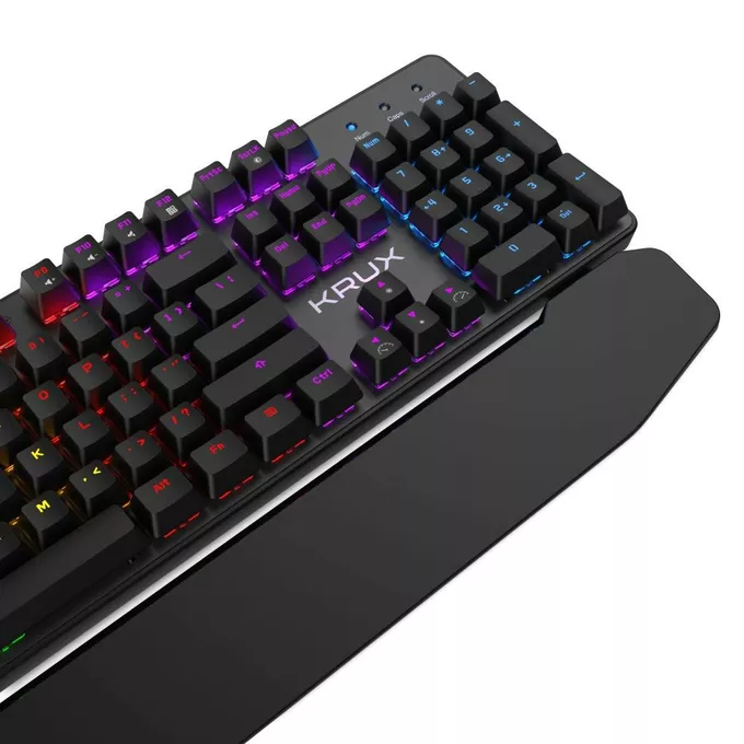 Krux Klawiatura gamingowa - Meteor RGB Outemu Blue