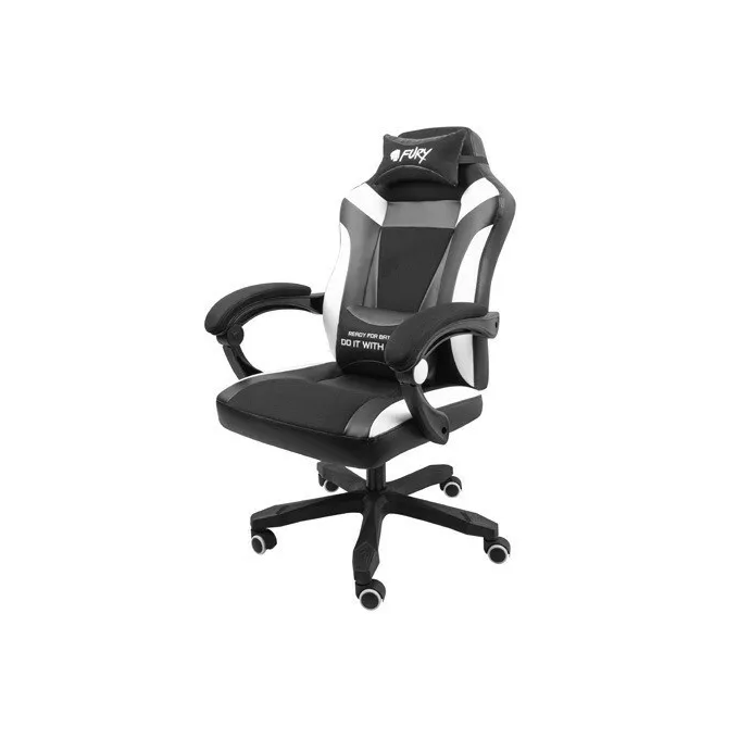 Fury Fotel dla graczy Avenger M+ Czarno-biały
