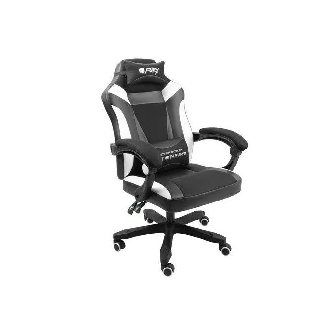 Fury Fotel dla graczy Avenger M+ Czarno-biały