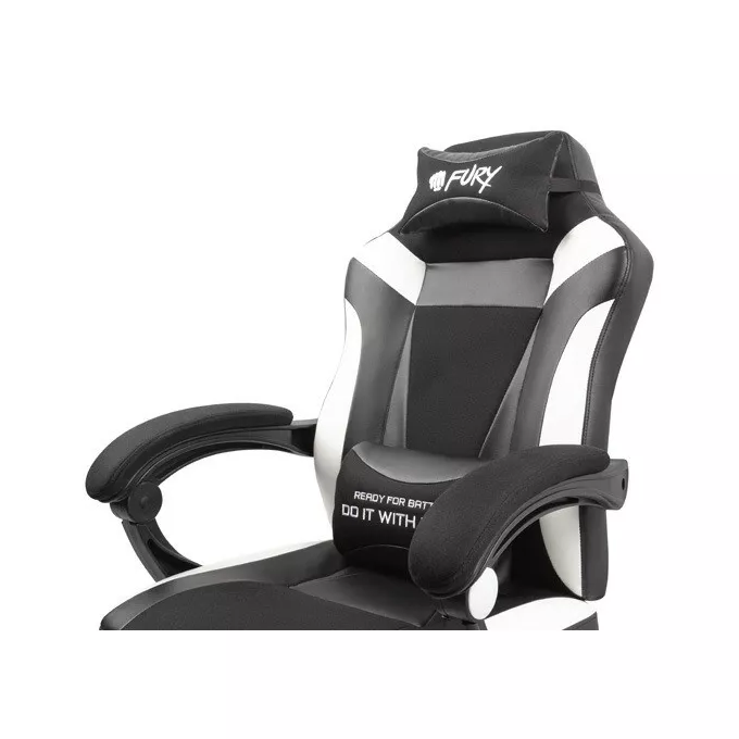 Fury Fotel dla graczy Avenger M+ Czarno-biały