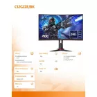 AOC Monitor C32G2ZE/BK 31.5 cala VA Curved 240Hz HDMIx2 DP