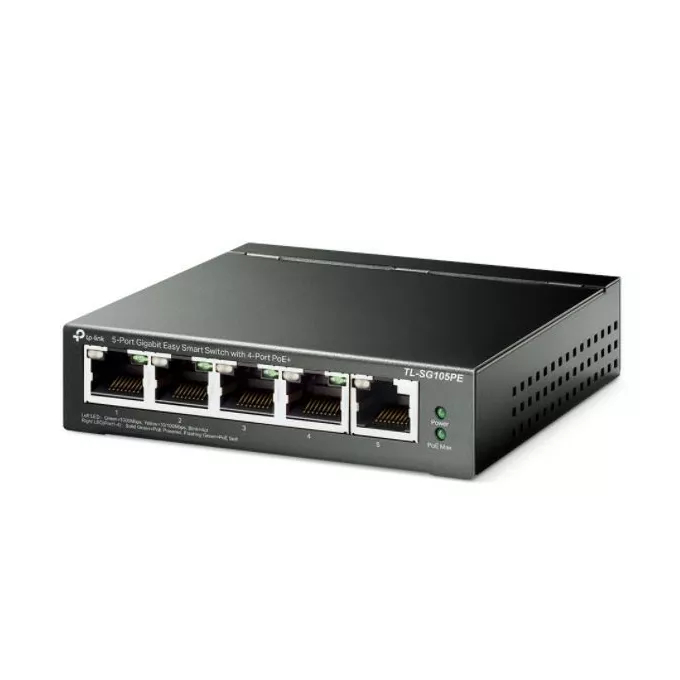 TP-LINK Przełącznik SG105PE Switch Smart 5xGb (4xPoE+)