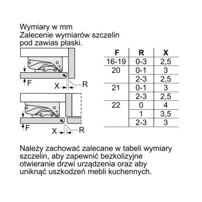 Bosch Chłodziarko-zamrażarka KUL15ADF0