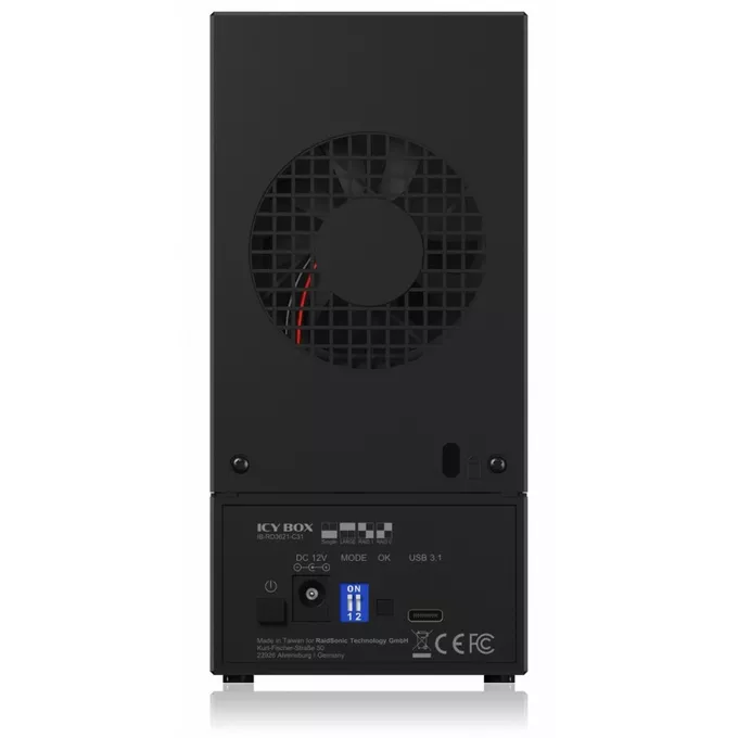 IcyBox IB-RD3621-C31 Obudowa RAID 2 x 2,5 lub 3,5 cala HDD
