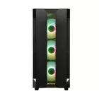 Chieftec Obudowa GS-01B-OP Hunter Midi Tower 4xRGB Fan