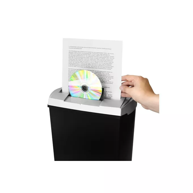 Digitus Niszczarka dokumentów oraz kart kredytowych i płyt CD S7CD max. 7 arkuszy paski DIN P-1 13L