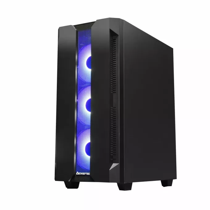 Chieftec Obudowa GS-01B-OP Hunter Midi Tower 4xRGB Fan