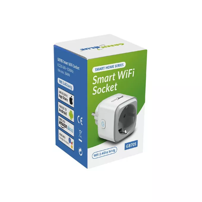 GreenBlue Zdalnie sterowane WIFI gniazdko GB705 3840W