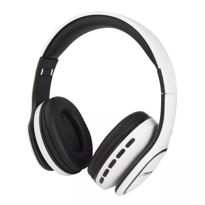 Esperanza Słuchawki bluetooth dance Białe
