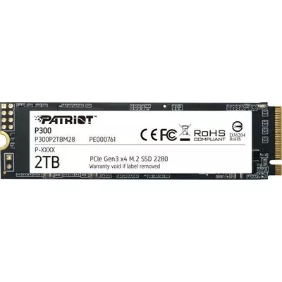 Patriot Dysk SSD P300 2TB M.2 PCIe Gen 3 x4 2100/1650