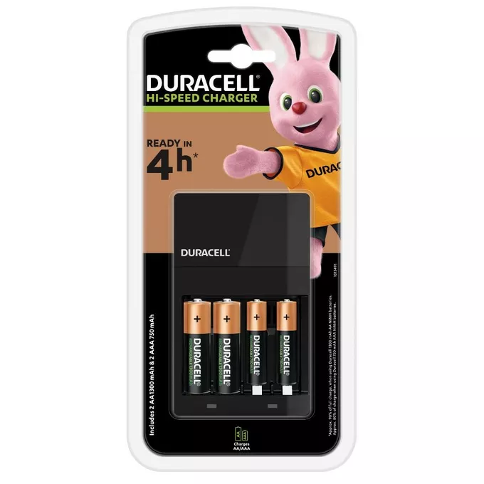 Duracell Ładowarka CEF27 + 2xAA/LR6 + 2AAA/LR4