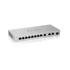 Zyxel Przełącznik zarządzalny XGS1250-12, 12-Port Gigabit webmanaged Switch with 8 port       1G + 3-Port MultiGig 1/2.5/5/10G + 1-Port SFP+ XGS1250-12-ZZ01