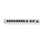 Zyxel Przełącznik zarządzalny XGS1250-12, 12-Port Gigabit webmanaged Switch with 8 port       1G + 3-Port MultiGig 1/2.5/5/10G + 1-Port SFP+ XGS1250-12-ZZ01