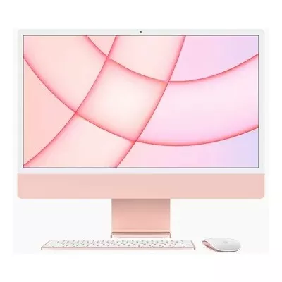 Apple 24 iMac Retina 4.5K display: Apple M1 chip 8 core CPU and 8 core GPU, 512GB - Pink