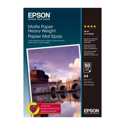 Epson Papier Photo Matowy  A4 / 50 arkuszy / 167g/m2