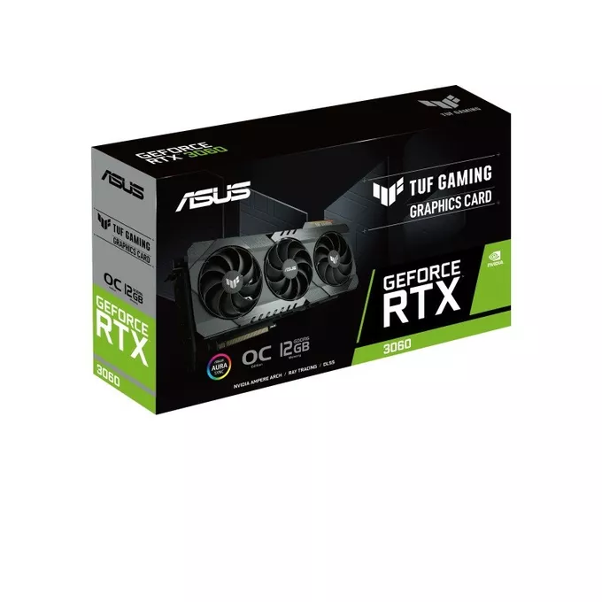 Asus Karta graficzna GeForce RTX 3060 TUF Gaming OC V2 12GB GDDR6 192bit 3DP/HDMI