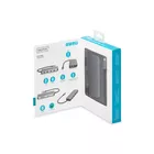 Digitus Stacja dokująca USB Typ C 8 portów Dual Monitor portów 4K 30Hz PD 3.0 RJ45 SD microSD HQ aluminiowa