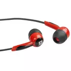 Defender Słuchawki douszne BASIC 604 przewodowe Czarno-czerwone