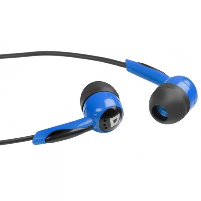 Defender Słuchawki przewodowe, nauszne BASIC 604 Czarno-niebieskie
