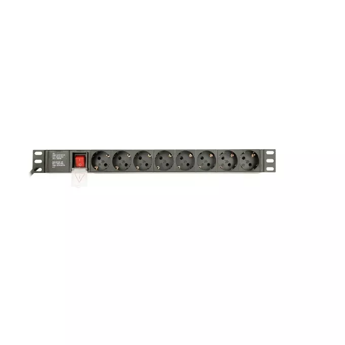 Gembird Listwa zasilająca rack 8 x German Socket 3M