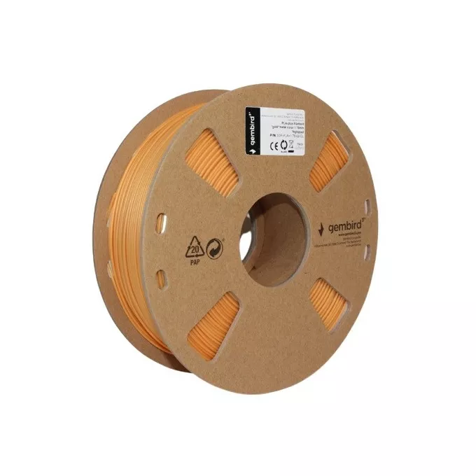 Gembird Filament drukarki 3D PLA PLUS/1.75mm/złoty