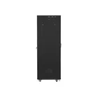 Lanberg Szafa instalacyjna rack stojąca 19 42U 800x800 czarna, drzwi szklane LCD (Flat pack)